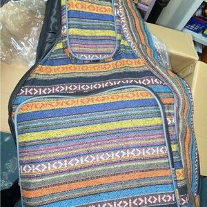 Boho Stripe Multicolor Acoustic Guitar Bag - Unbranded *Brand New* Never Used*
